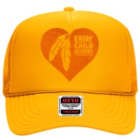 Every Child Matters Native American Feather Heart Hat