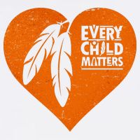 Every Child Matters Native American Feather Heart Garment-Dyed Sweatshirt