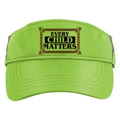 Every Child Matters Native American Indigenous Children Orange Day Adult Drive Performance Visor