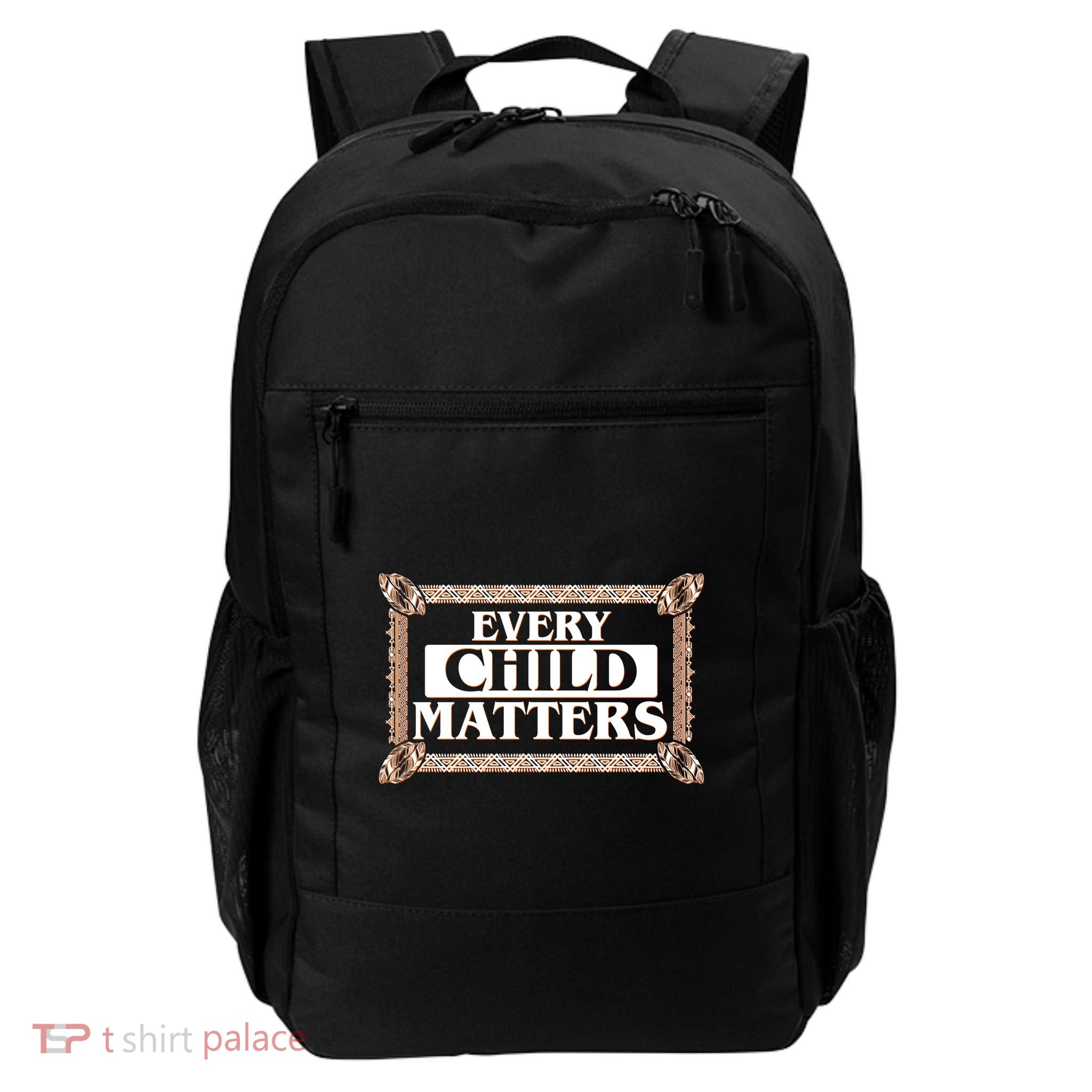 Every Child Matters Native American Indigenous Children Orange Day Daily Commute Backpack