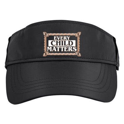 Every Child Matters Native American Indigenous Children Orange Day Adult Drive Performance Visor
