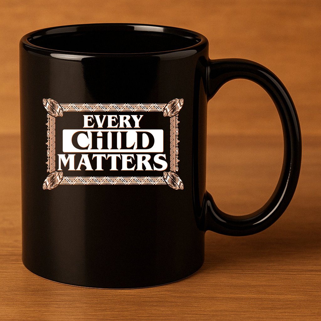 Every Child Matters Native American Indigenous Children Orange Day 11oz C Handle Ceramic Mug