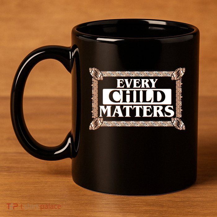 Every Child Matters Native American Indigenous Children Orange Day 11oz C Handle Ceramic Mug
