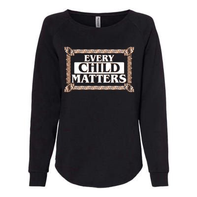 Every Child Matters Native American Indigenous Children Orange Day Womens California Wash Sweatshirt