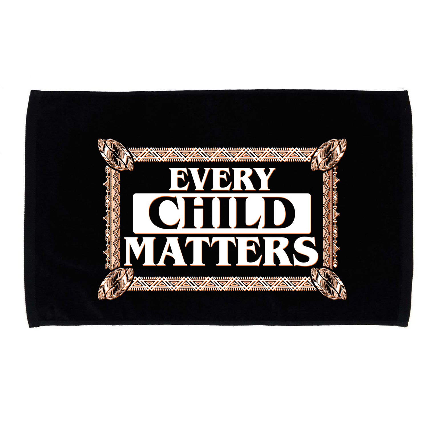 Every Child Matters Native American Indigenous Children Orange Day Microfiber Hand Towel