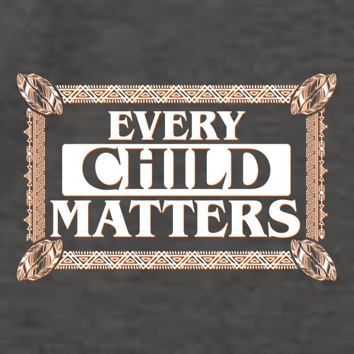 Every Child Matters Native American Indigenous Children Orange Day Vector Backpack