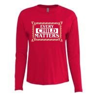 Every Child Matters Native American Indigenous Children Orange Day Womens Cotton Relaxed Long Sleeve T-Shirt