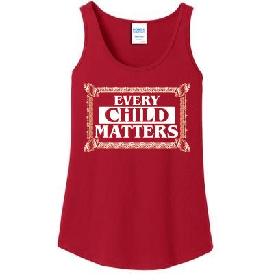 Every Child Matters Native American Indigenous Children Orange Day Ladies Essential Tank