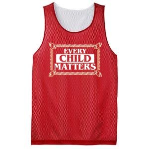 Every Child Matters Native American Indigenous Children Orange Day Mesh Reversible Basketball Jersey Tank