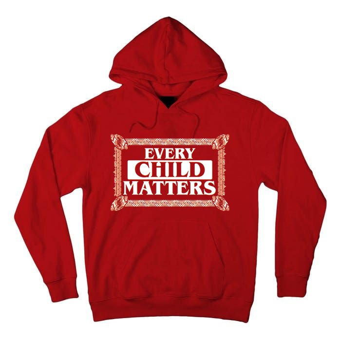 Every Child Matters Native American Indigenous Children Orange Day Tall Hoodie