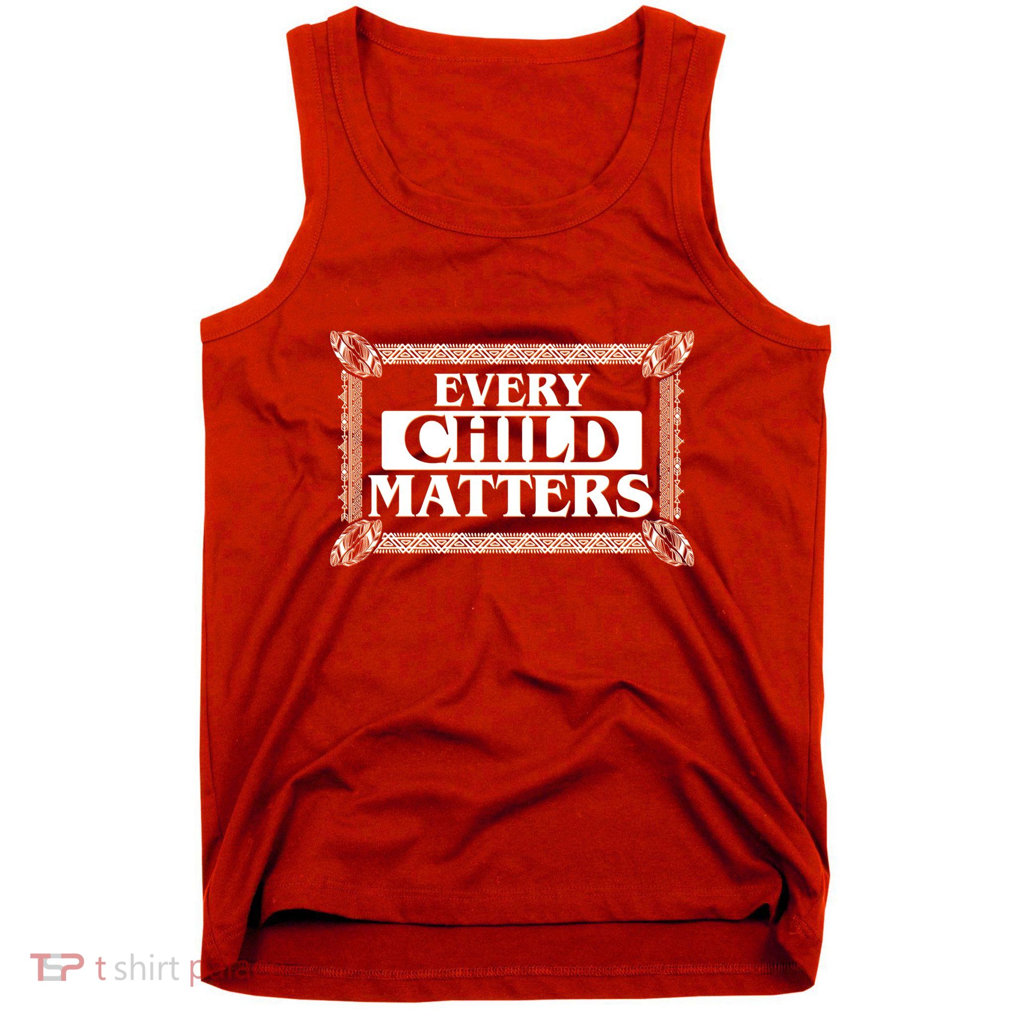Every Child Matters Native American Indigenous Children Orange Day Tank Top