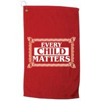 Every Child Matters Native American Indigenous Children Orange Day Golf Towel
