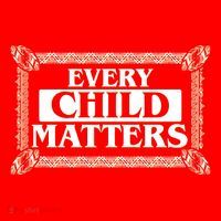 Every Child Matters Native American Indigenous Children Orange Day Short Acrylic Beanie