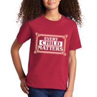 Every Child Matters Native American Indigenous Children Orange Day Kids T-Shirt