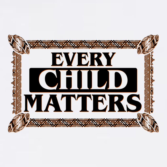 Every Child Matters Native American Indigenous Children Orange Day Garment-Dyed Sweatshirt