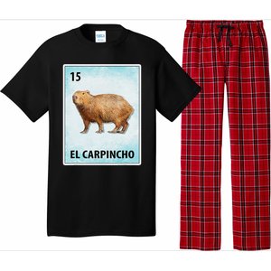 El Carpincho Mexican Capybara Cards Pajama Set