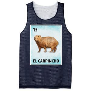 El Carpincho Mexican Capybara Cards Mesh Reversible Basketball Jersey Tank