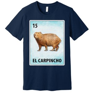 El Carpincho Mexican Capybara Cards Premium T-Shirt