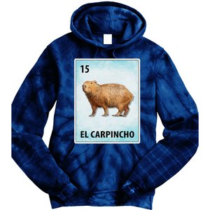 El Carpincho Mexican Capybara Cards Tie Dye Hoodie