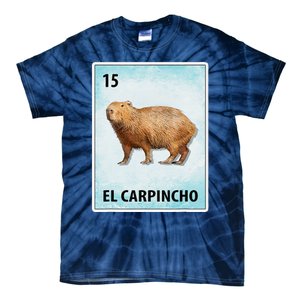 El Carpincho Mexican Capybara Cards Tie-Dye T-Shirt