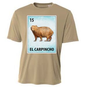 El Carpincho Mexican Capybara Cards Cooling Performance Crew T-Shirt