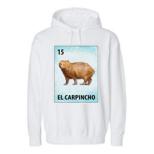 El Carpincho Mexican Capybara Cards Garment-Dyed Fleece Hoodie