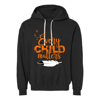 Every Child Matters Childhood Cancer Awareness Garment-Dyed Fleece Hoodie