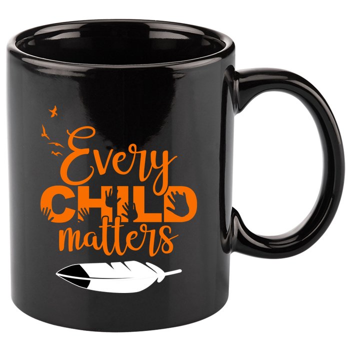 Every Child Matters Childhood Cancer Awareness 11oz C Handle Ceramic Mug