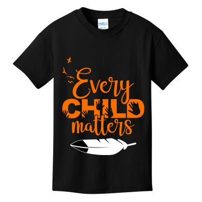 Every Child Matters Childhood Cancer Awareness Kids T-Shirt