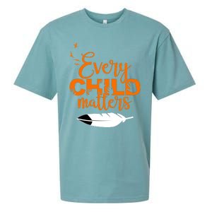 Every Child Matters Childhood Cancer Awareness Sueded Cloud Jersey T-Shirt