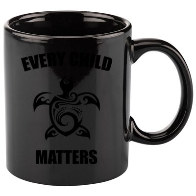 Every Child Matters Turtle Orange Day 11oz C Handle Ceramic Mug