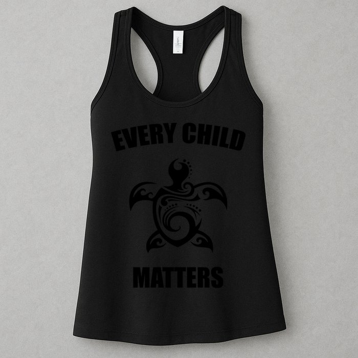 Every Child Matters Turtle Orange Day Womens Tank Top