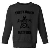 Every Child Matters Turtle Orange Day Toddler Sweatshirt