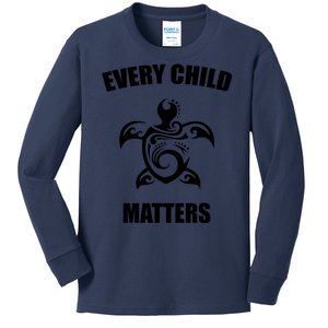 Every Child Matters Turtle Orange Day Kids Long Sleeve Shirt