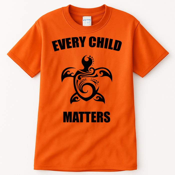 Every Child Matters Turtle Orange Day Tall T-Shirt