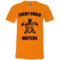 Every Child Matters Turtle Orange Day V-Neck T-Shirt