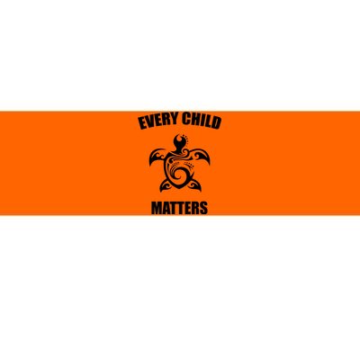 Every Child Matters Turtle Orange Day Bumper Sticker