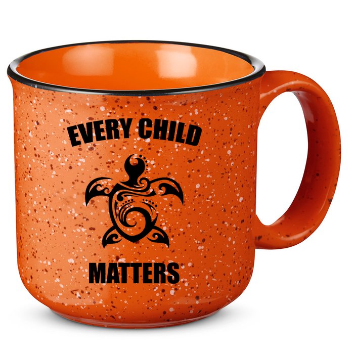 Every Child Matters Turtle Orange Day 15oz Campfire Ceramic Mug