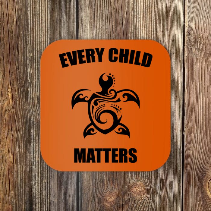 Every Child Matters Turtle Orange Day Coaster