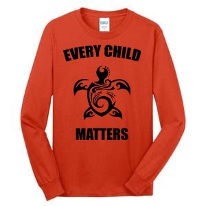 Every Child Matters Turtle Orange Day Tall Long Sleeve T-Shirt