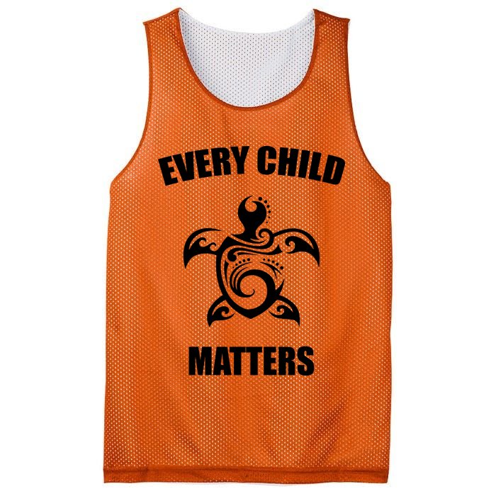 Every Child Matters Turtle Orange Day Mesh Reversible Basketball Jersey Tank
