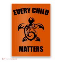 Every Child Matters Turtle Orange Day Poster