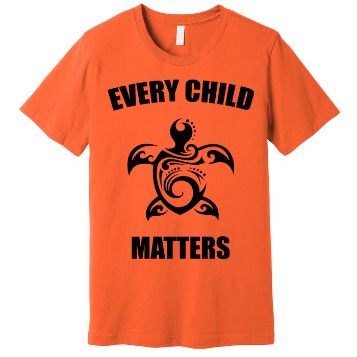 Every Child Matters Turtle Orange Day Premium T-Shirt