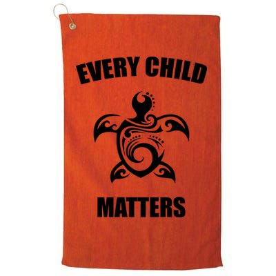 Every Child Matters Turtle Orange Day Golf Towel