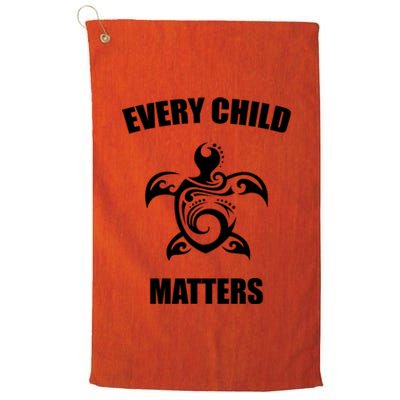 Every Child Matters Turtle Orange Day Platinum Collection Golf Towel