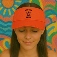 Every Child Matters Turtle Orange Day Visor