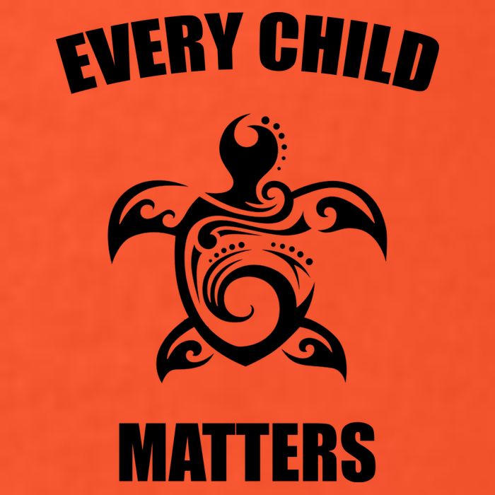 Every Child Matters Turtle Orange Day Womens T-Shirt