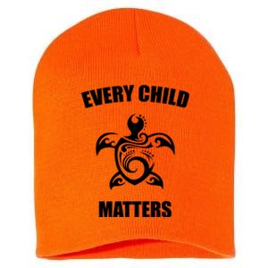 Every Child Matters Turtle Orange Day Short Acrylic Beanie