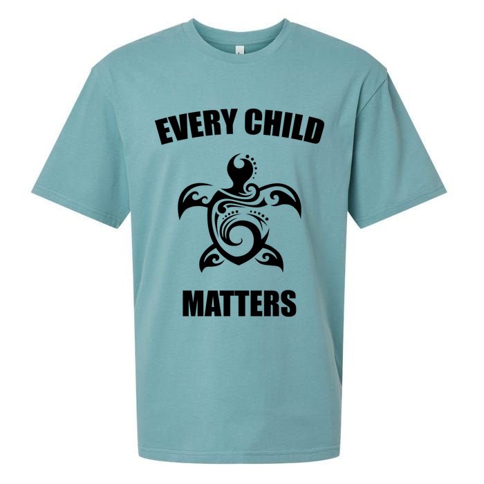 Every Child Matters Turtle Orange Day Sueded Cloud Jersey T-Shirt