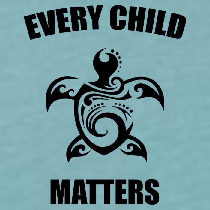 Every Child Matters Turtle Orange Day Sueded Cloud Jersey T-Shirt